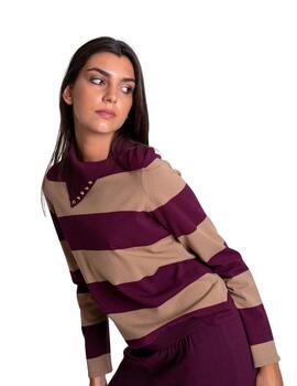 Pisonero Jersey Dona Granate camel
