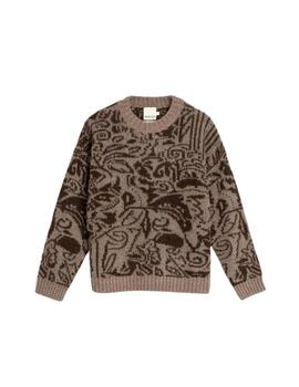 Indi & Cold Jersey Jacquard bicolor Topo