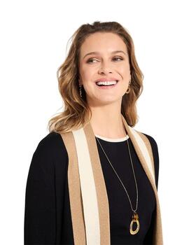 Anna Mora Twin-Set Negro Chaqueta y Camiseta