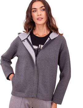Anna Mora Chaqueta de neopreno Gris