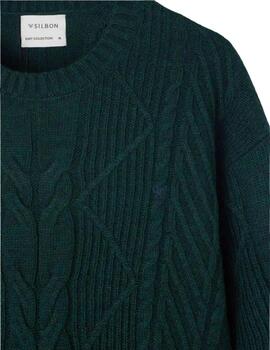 Silbon Jersey De Ochos Verde