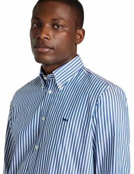 Harmont & Blaine Camisa perro salchicha Azul rayas