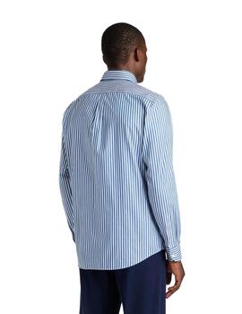 Harmont & Blaine Camisa perro salchicha Azul rayas