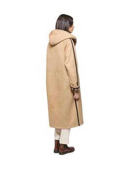 Mercedes De Miguel Abrigo Reversible Ziba Camel