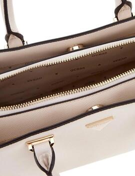 Guess Bolso Satchel Rosalba Blanco
