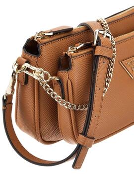 Guess Mini Bolso Bandolera Noelle Marrón