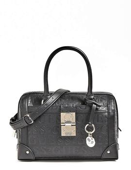 Bolso Guess Negro Relieve Para Mujer