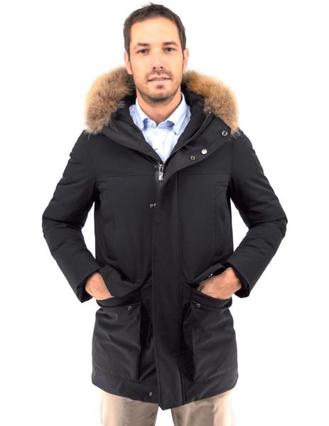 Parka Hetregó Marino Pelo Para Hombre