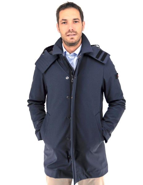 Peuterey 3/4 Azul Para Hombre