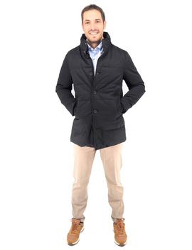 Parka Double Eight Negro Para Hombre