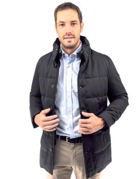 Parka Double Eight Negro Para Hombre