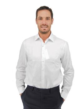 Camisa Calvin Klein Blanca Para Traje Para Hombre