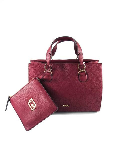 Bolso color top vino