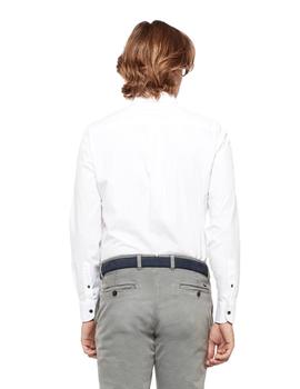 Camisa Harmont - Blaine Blanca Con Bolsillo Para Hombre