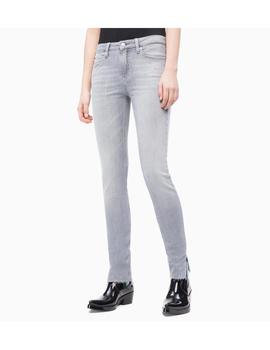 Denim Pants Calvin Klein Mid Rise Skinny Ankle Para Mujer