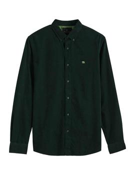 Camisa Scotch - Soda de Pana Verde Para Hombre