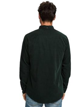 Camisa Scotch - Soda de Pana Verde Para Hombre