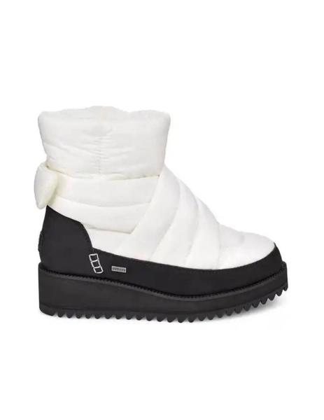 Botas Ugg Blanca y Negra Para Nieve Para Mujer