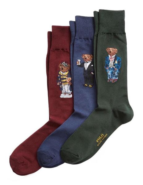 Calcetines Vestir Polo Bear Para Hombre