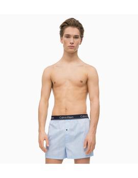 Pack De 2 Bóxers Calvin Klein De Tela Slim Para Hombre