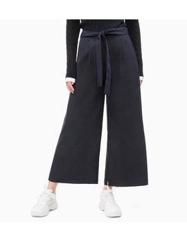 Pantalones Calvin Klein anchos con cinturón Para Mujer