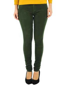 Pantalones Pepe Jeans Micro Pana Verde  Para Mujer
