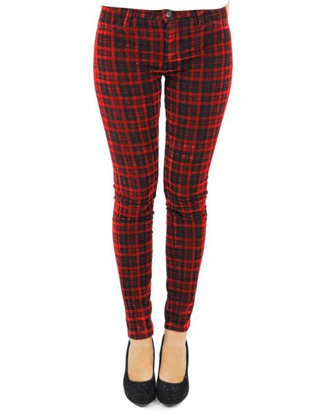 Pantalón Brax Rojo Para Mujer