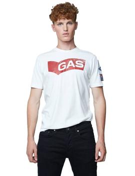 Camiseta Gas Scuba Blanca de manga corta de hombre