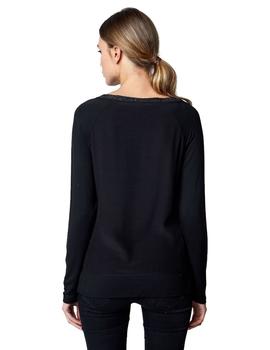 Camiseta Gas Pampa Negra de manga larga de mujer