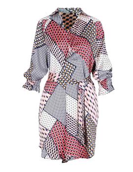 Vestido Anonyme Denise Multicolor Tipo Patchwork Para Mujer