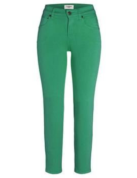 Pantalon Cambio Verde 5 Bolsillos Para Mujer