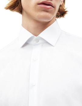 Camisa Calvin Klein Popelina Blanca Para Hombre