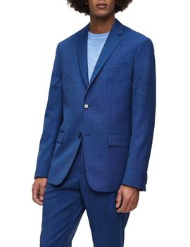 Americana de Traje Calvin Klein Azul Para Hombre