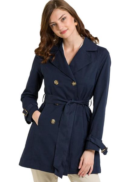 Trench azul on sale marino mujer