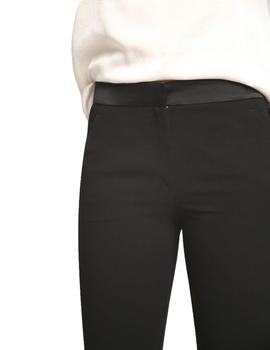 Pantalon Alba Conde Negro Tobillero Para Mujer