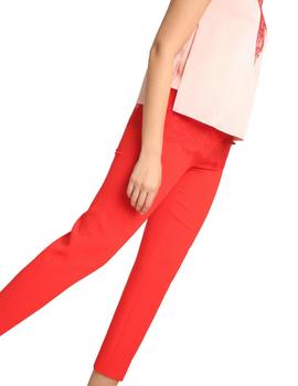 Pantalon Alba Conde Rojo Tobillero Para Mujer