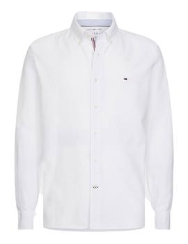 Camisa Tommy Hilfiger De Algodón Orgánico Blanco Para Hombre