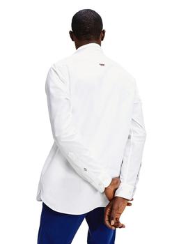 Camisa Tommy Hilfiger De Algodón Orgánico Blanco Para Hombre
