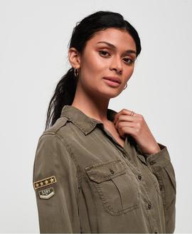 Camisa Superdry Militar Ramona Para Mujer