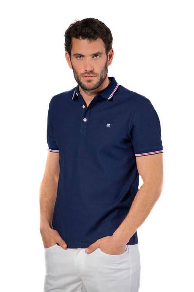 Polos azules hombre best sale