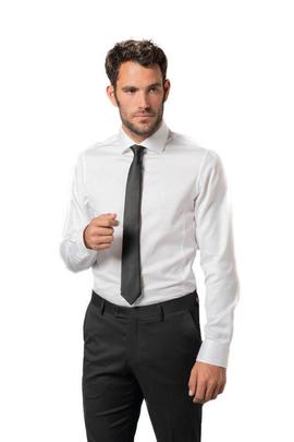 Camisa Etiem De Vestir Slim Blanca Para Hombre