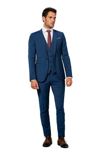 Traje Extra Slim Fit Un Botón Azulón Para Hombre