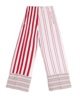 Pantalón Vilagallo Sandra Red Stripes Para Mujer