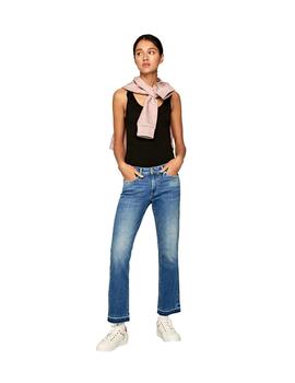 Vaqueros Pepe Jeans Piccadilly 7/8 Bootcut Para Mujer