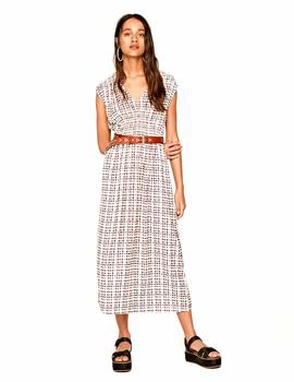 Vestido Pepe Jeans Estampado Jacquard Fransi Para Mujer