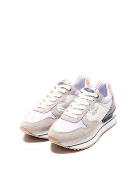 Zapatillas Pepe Jeans Rusper Young 21 Blanco Roto Para Mujer