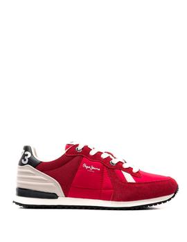 Sneaker Pepe Jeans Combianad Tinker Wer Rojas Para Hombre