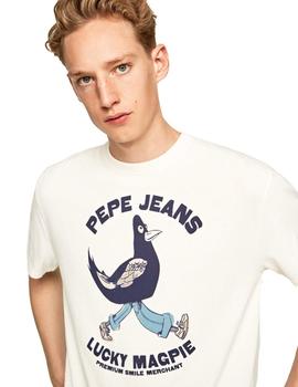 Camiseta Pepe Jeans Con Dibujo de Pájaro Bolton Para Hombre