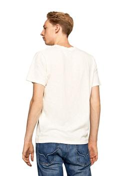 Camiseta Pepe Jeans Con Estampado Retro Brent Para Hombre