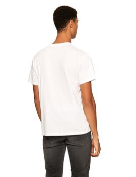 Camiseta Pepe Jeans Estampada Montana Blanco Para Hombre